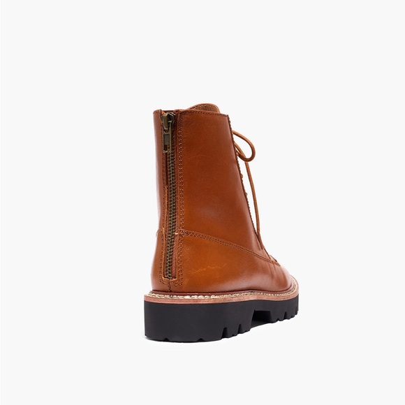 Madewell The Citywalk Lugsole Lace-Up Boot in Leather - Picture 3 of 9